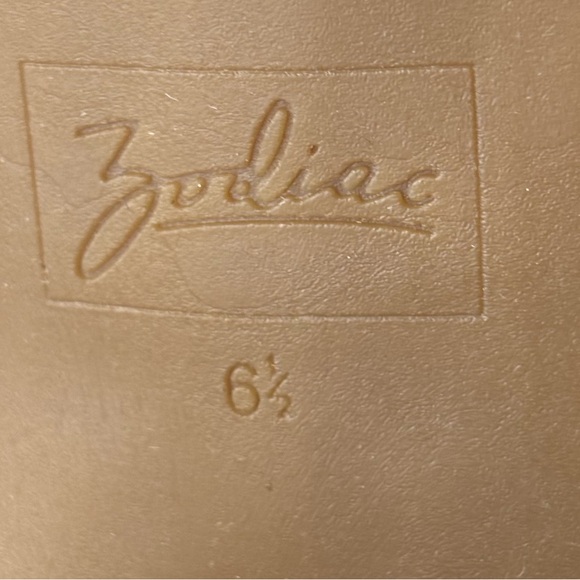 Zodiac leather womens Ilsa heeled Sandals in cognac | 6.5 M - Picture 10 of 15